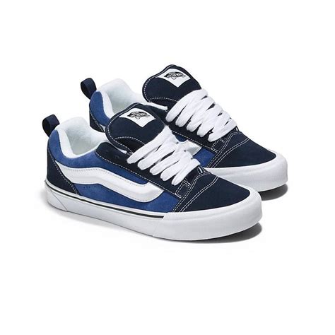 navy blue vans knu skool